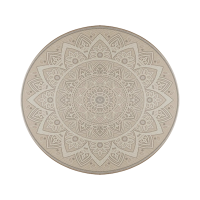 翌嘉YJ40802123 客厅沙发地毯免洗可擦圆形地垫