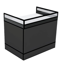 豫汉迎职员办公桌含主机托1000*750*950mm台