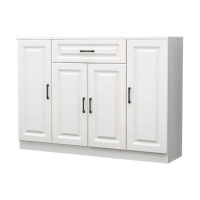 汐木质鞋柜四门个