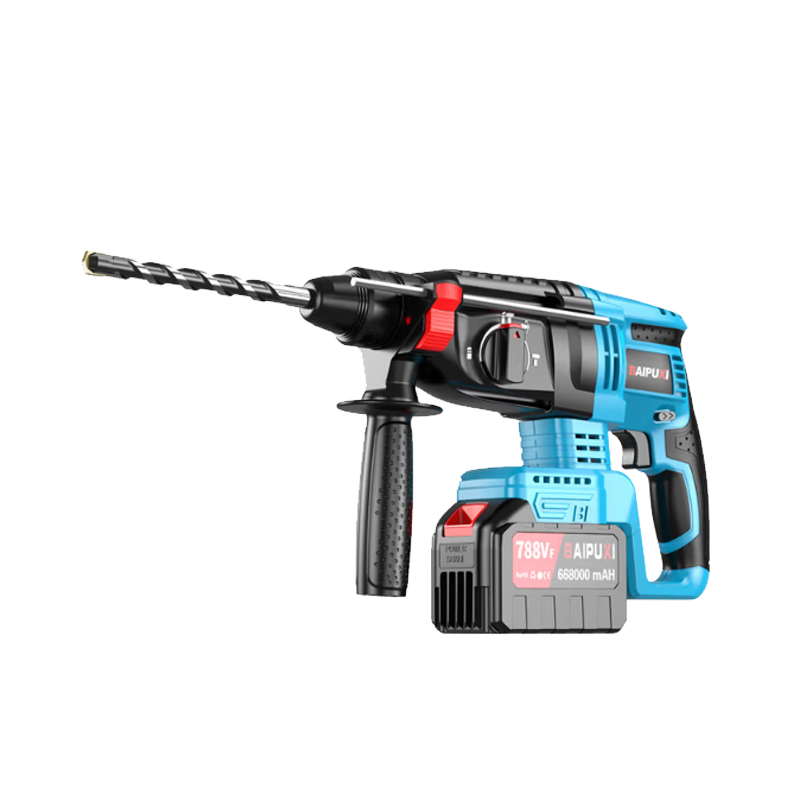 柏普希电锤大功率电镐多功能电锺电动工具冲击钻 10节两电一充