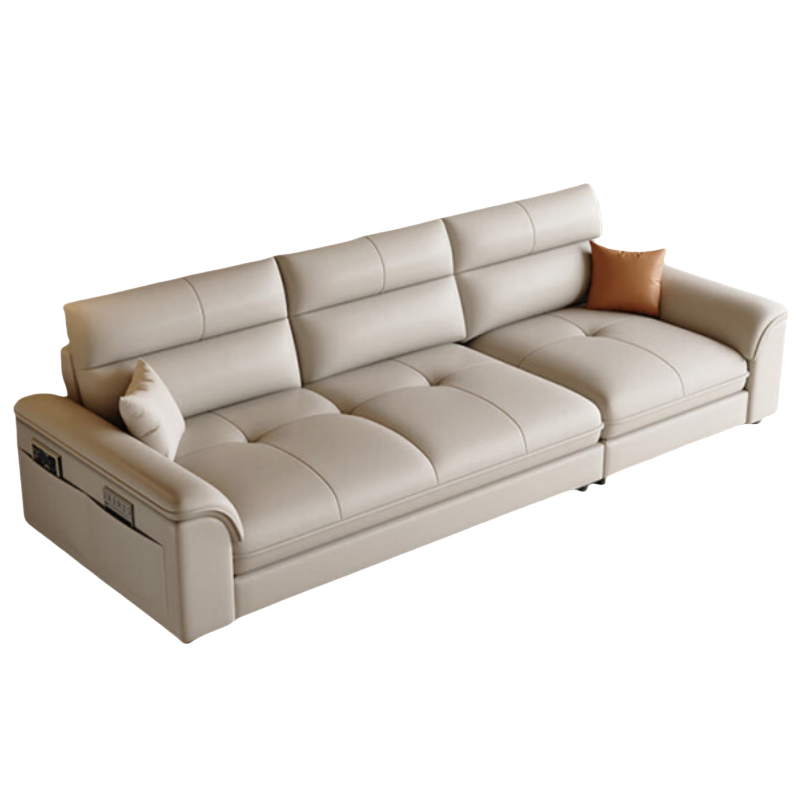 铭思达皮艺沙发三人位张