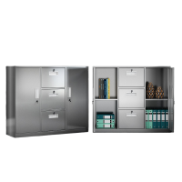 智叶舟不锈钢存储柜中三斗118*40*92cm台