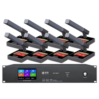 惠度(HuiDu)SD-8920有线手拉手会议麦克风全新智能型全功能数字系统高清大屏话筒会议主机