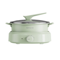 九阳(Joyoung)电火锅家用多功能电煮锅电热锅不沾电煮锅 6L分体电火锅HG60-G665 玉簪绿