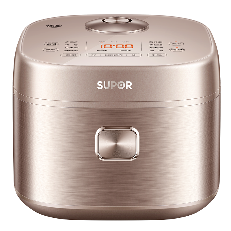 苏泊尔(SUPOR)电饭煲0涂层球釜内胆柴火饭4升大容量3-4人不锈钢家用煮小米粥智能多功能微压电饭锅SF40FC699