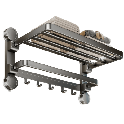 鑫木樽浴室置物架双层40cm个