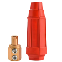 博源钧创 电焊机快速接头 中式DKL-95连座 红色 个