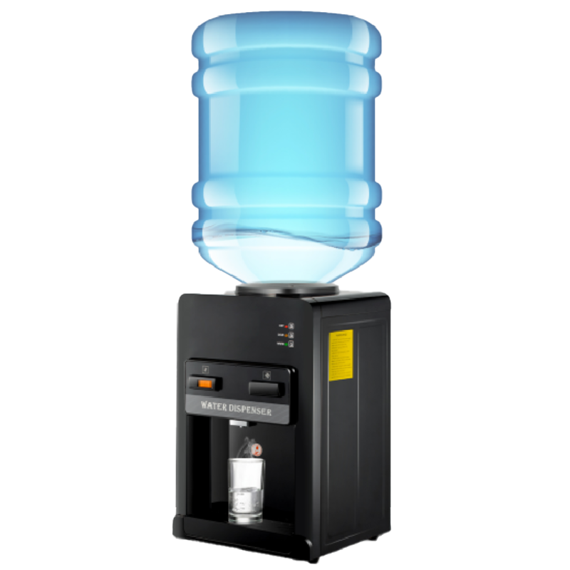 RAF欧规饮水机台式小型家用全自动智能迷你冷热两用桶装水