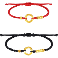 Alice爱丽丝珠宝 足金999莫比乌斯恒爱之环手链 H0400057