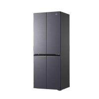 海尔(Haier)十字对开门冰箱418L容量超薄零嵌 一级变频黑金净化风冷无霜 BCD-418WGHTDB9S9U1