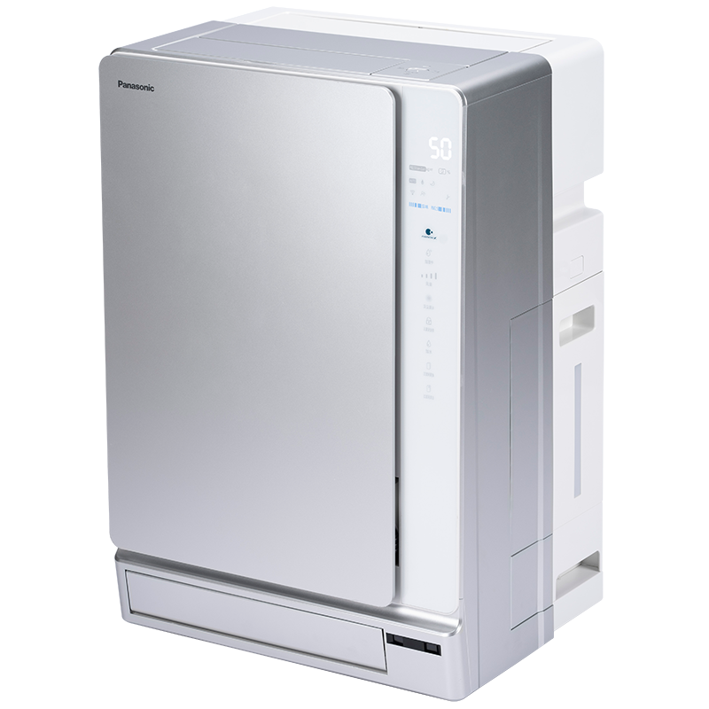 松下(Panasonic)空气净化器F-113C8VX家用卧室办公室氧吧APP操作除霾除甲醛PM2.5 除烟(银色)