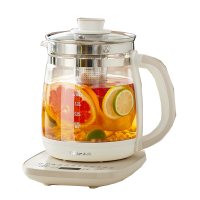 小熊(Bear)养生壶玻璃1.8升大容量智能煮茶器花茶壶 家用办公室多功能煮茶壶烧水壶米粥 [配滤网]YSH-C18Z5