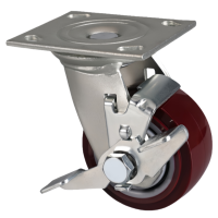 豫龙都平顶脚轮侧刹个