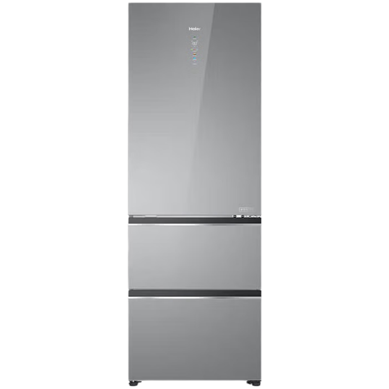 海尔(Haier)三门冰箱406L容量全空间保鲜 零距离自由嵌入 EPP超净系统 BCD-406WLHD314ASU1