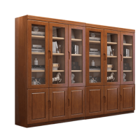 豫龙都书柜办公柜六门个