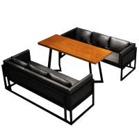 亿洛莱 沙发3+3+桌 183*65*68cm 套