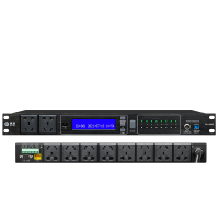 惠度(HuiDu)MX-5专业多功能电源时序器独立控制各通道级联叠机8路插座继电器顺序开启电源时序器