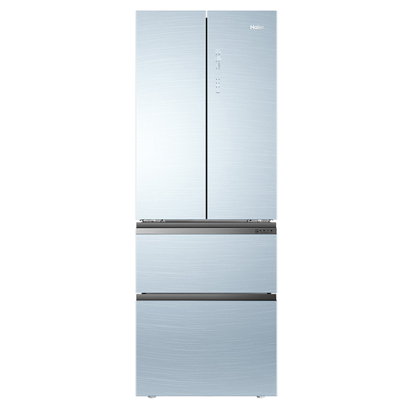 海尔(Haier)BCD-332WFCL 多门冰箱332升法式多门冰箱变频1级能效 阻氧干湿分储 风冷无霜 家用电冰箱