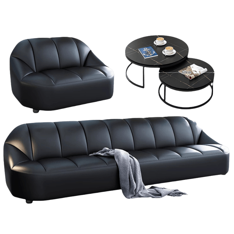 豫龙都接待沙发纳帕西皮套