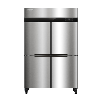 海尔(Haier)商用厨房冰箱986升四门风冷无霜全冷藏保鲜饭店后厨餐厅食堂不锈钢橱柜冷柜SL-986C4W