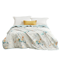 罗莱夏季双人全棉纤维被绗缝轻盈透气200×230cm