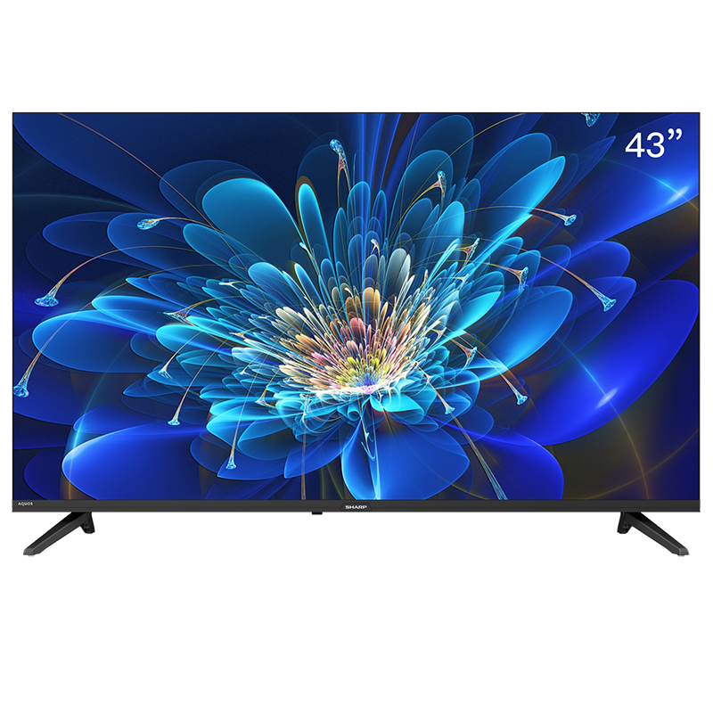 夏普(SHARP) 2T-C43H3HA 43英寸金属全面屏HDR10 智能网络WIFI 全高清健康护眼液晶平板电视机