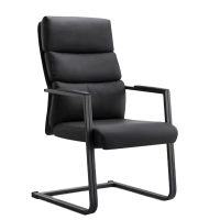 常喜悦 办公椅电脑椅弓形椅皮椅久坐皮质会议椅CXY-Y01029