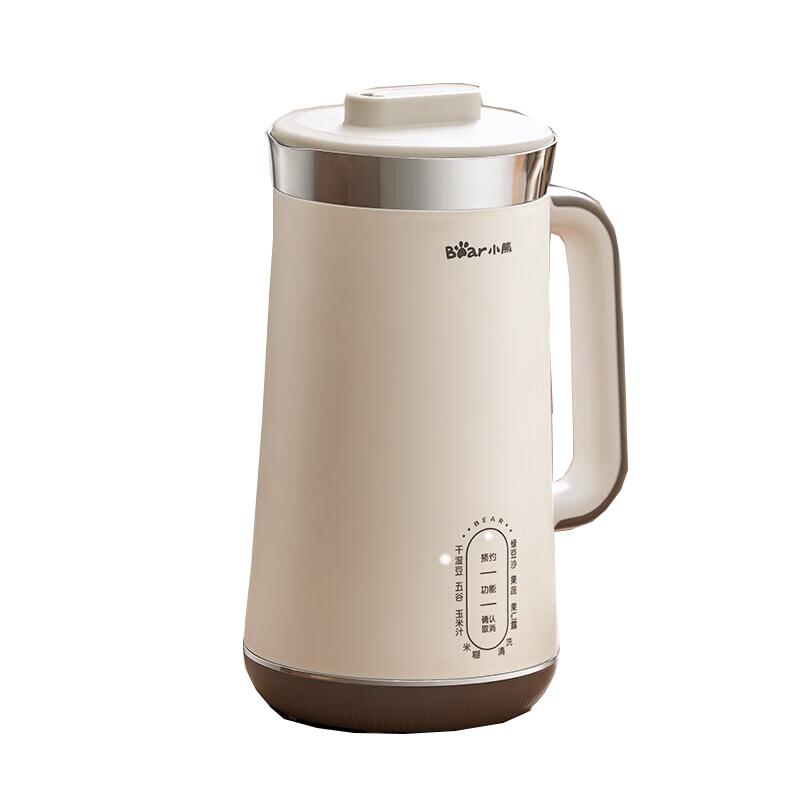 小熊(Bear) 豆浆机大容量破壁免滤密闭熬煮智能预约家用多功能搅拌机料理机DJJ-C08G1 DJJ-C08G1