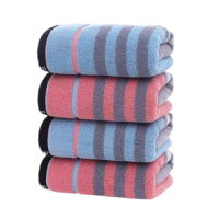 百纳千禧 全棉彩格毛巾 34*76cm 条