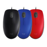 罗技M110有线鼠标轻静音办公笔记本台式电脑