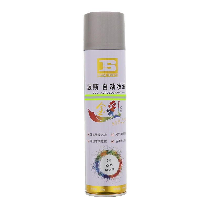 波斯(BOSI) 荧光系列自动喷漆 银色/36 瓶