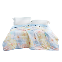 罗莱家纺夏季双人纤维被200×230cm超轻透气绗缝设计