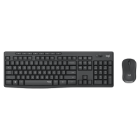 罗技轻音系列MK295无线键鼠套装笔记本台式电脑家用办公鼠标键盘