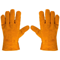 端固加绒牛皮电焊手套DL-27cm/副