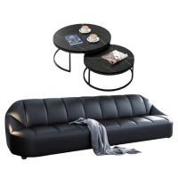 豫龙都接待沙发3+茶几套