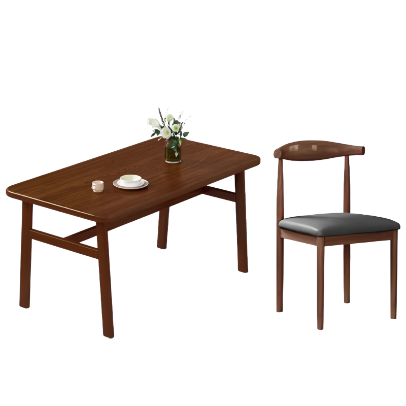 芙首泰餐桌椅木质1000*600*750mm(1桌2椅)套
