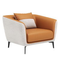 智叶舟沙发单人位87*77*68cm张