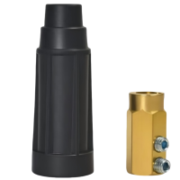 博源钧创 电焊机快速接头 中式DKL-35连座 黑色 个