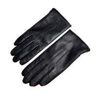 端固女士防寒羊皮手套D37T/双