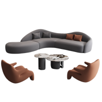 锁匠 会客沙发1+1+3+茶几套