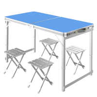 晨磊折叠桌1桌4凳/套