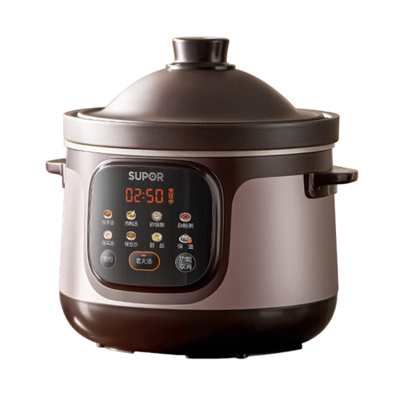 苏泊尔(SIPOR)电炖锅5L电炖盅内胆鲜炖煲汤锅炖汤锅燕窝炖盅煮粥锅婴儿熬粥多功能电煮锅专用锅 DG50YC887