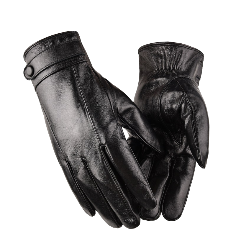 东升美辰 罗口羊皮冬季保暖触屏手套男(M/L) DS-XH013 双