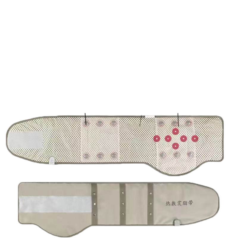 雪中行暖肚子排汗加热热敷腰带震脂震动按摩护腰暖宫 款6电机+加热+气压+红光磁石 (瘦瘦包+开穴包+1精油+3艾绒)