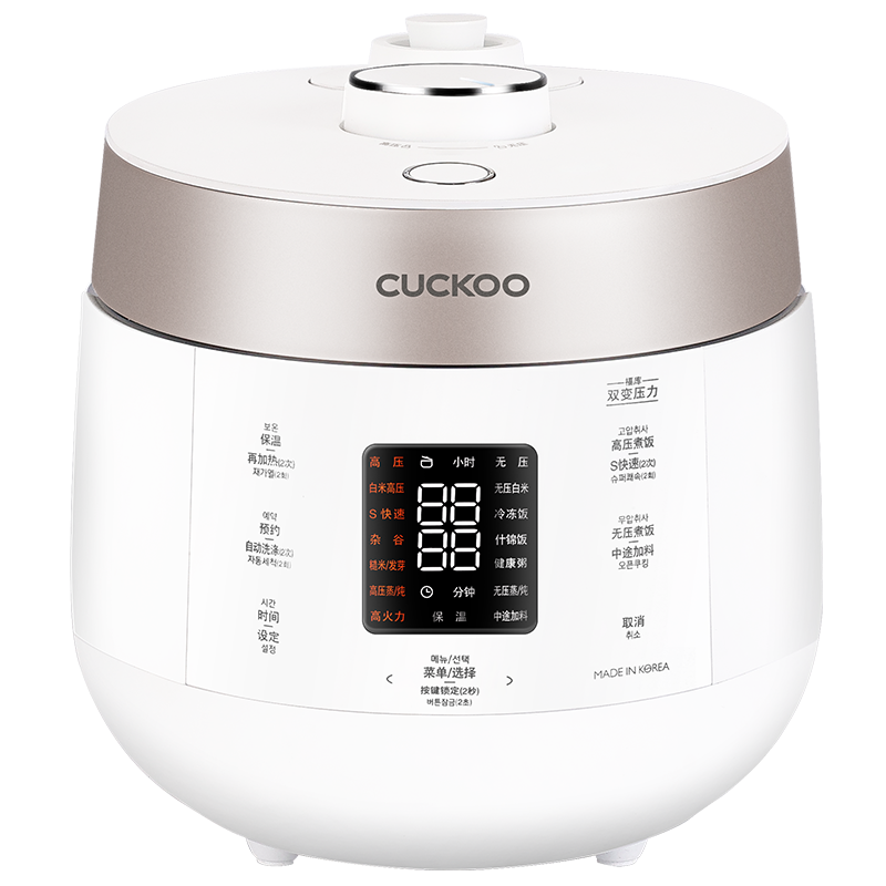 CUCKOO/福库ST1011FW韩国原装进口电饭煲智能家用多功能高压锅5L2-8人份