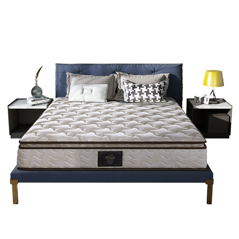 [店长推荐]慕思床垫2cm比利时进口乳胶独袋弹簧 软硬两用护脊床垫十层美式云垫享受云端睡感云睡+10 1.8米