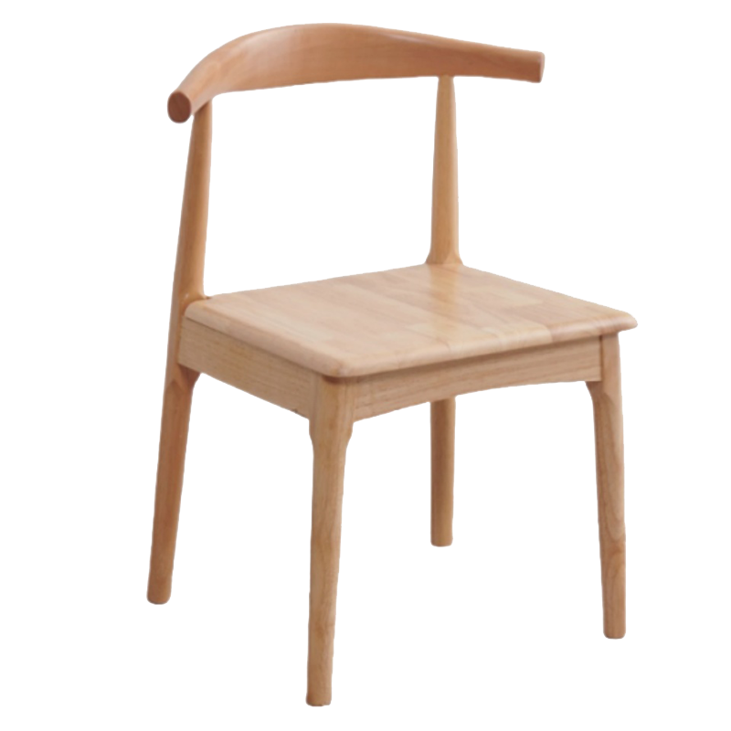 鑫龙悦牛角椅实木椅把