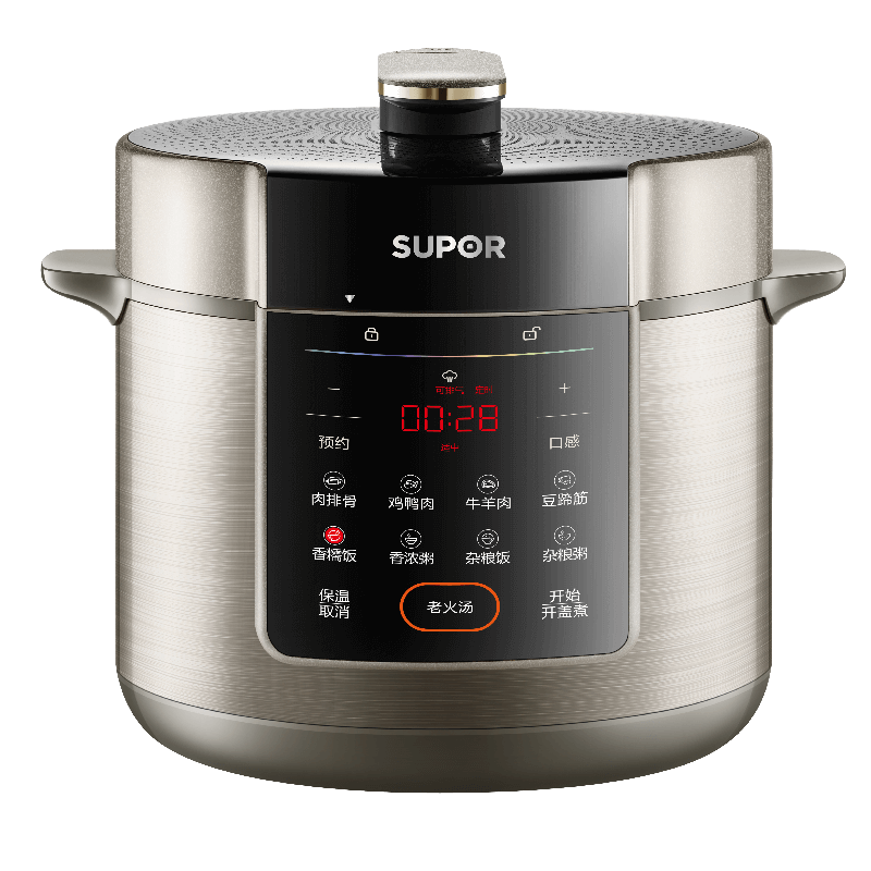 苏泊尔(SUPOR)304不锈钢内胆 6L大容量 全自动6-8人家用多功能电压力锅高压锅电饭锅SY-60YC6003