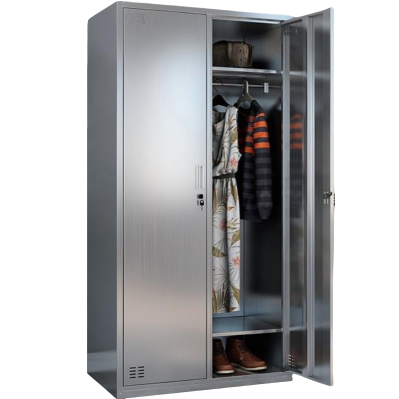 演发不锈钢衣柜六门