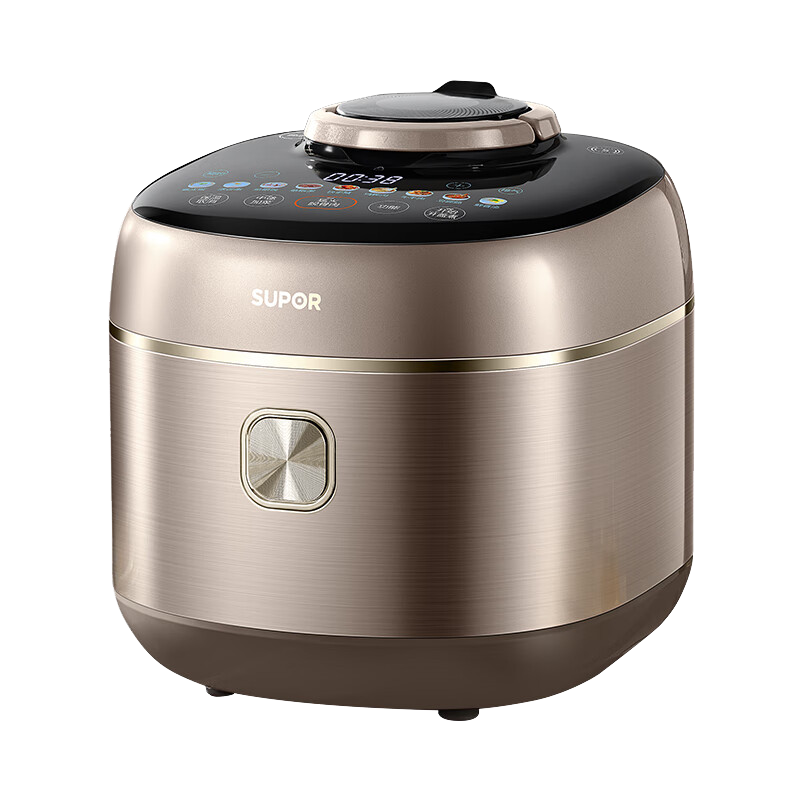 苏泊尔(SUPOR)快煲鲜呼吸电压力锅5L 快速排气IH 2200W 316L精钢球釜电饭煲高压锅SY-50FH5018